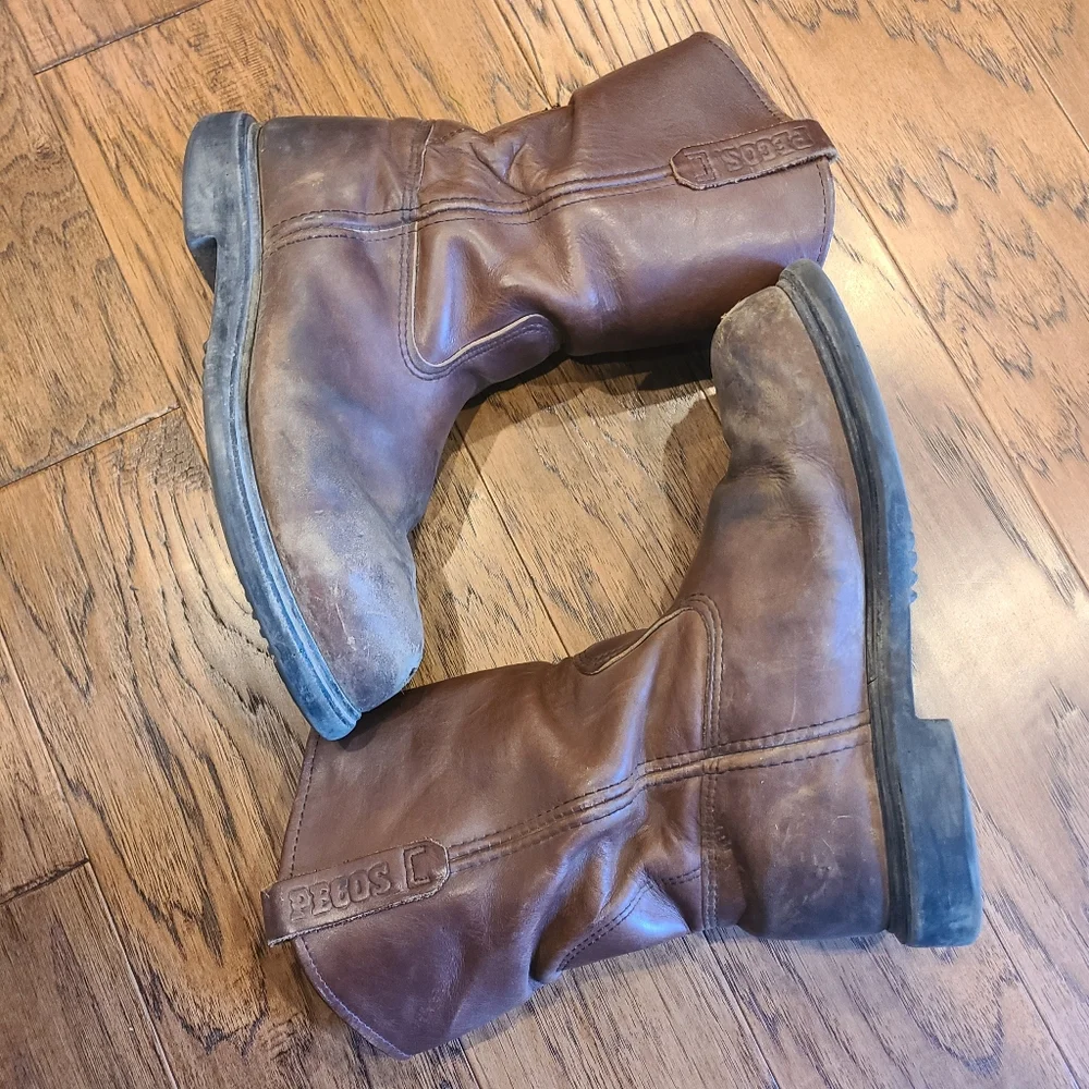 Red Wing Pecos Slip Ons Steel Toe